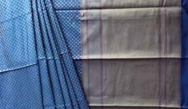 Royal Blue Banarasi Sari