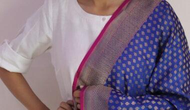 Royal Blue Chunri Booti Cutwork Handloom Banarasi Dupatta