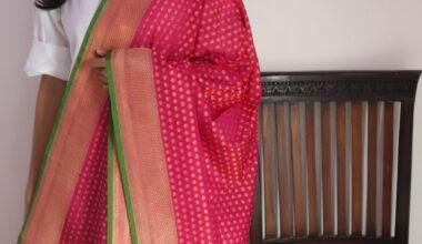 Magenta Small Booti Cutwork Handloom Banarasi Dupatta